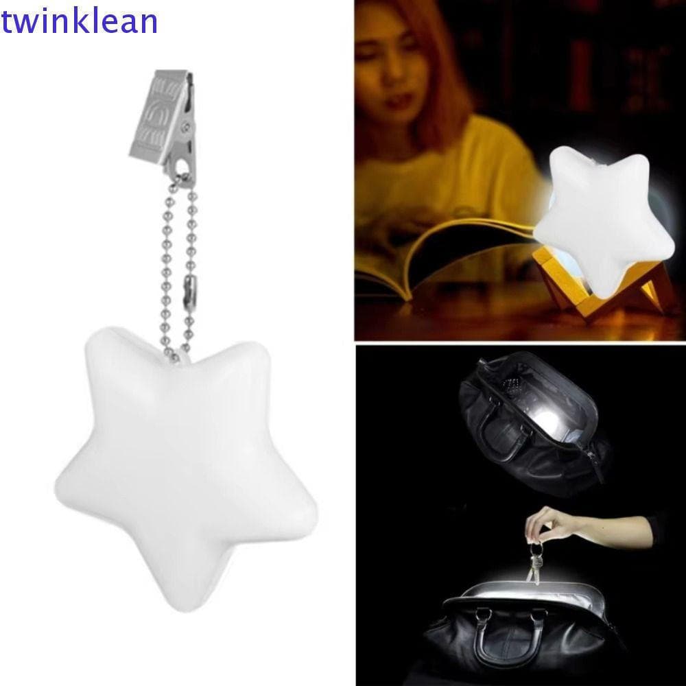 Luz LED De Coração TWINKLEAN , Lâmpada De Bolsa Em Forma De Estrela Para Decoração De Mochila Leve