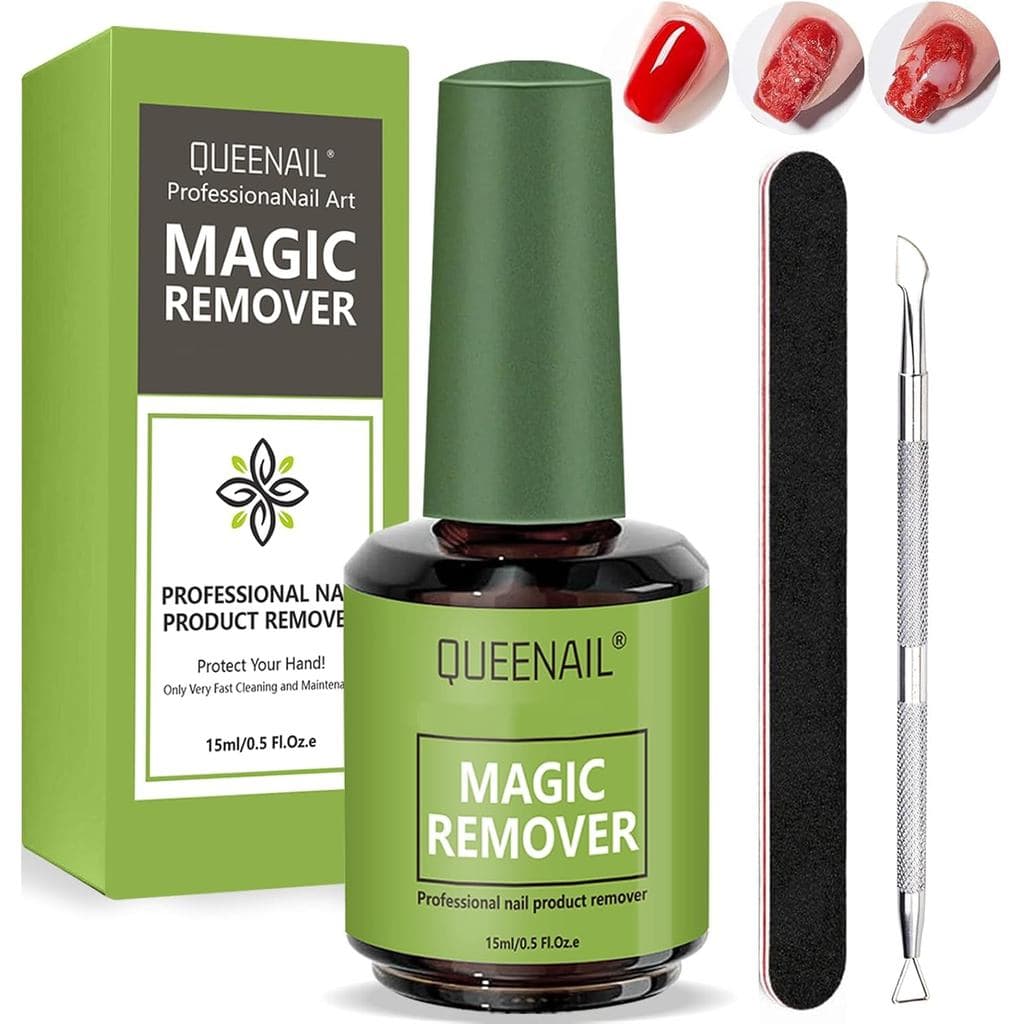 Removedor de Esmalte em Gel de 15 ml, Removedor de Esmalte em Gel para Unhas em 3-5 Minutos, Removedor de Esmalte Rápido