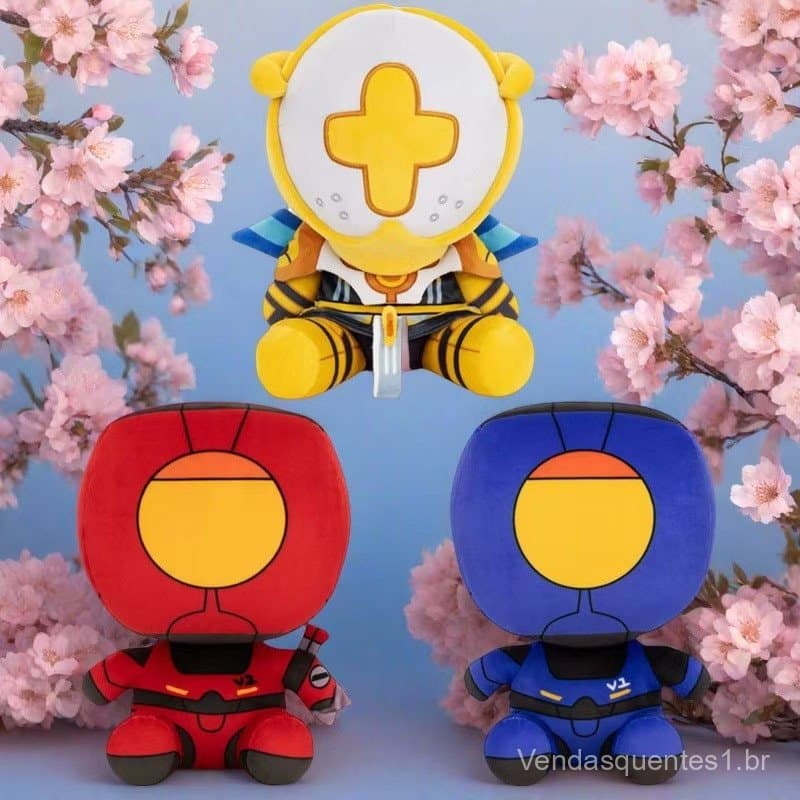 3 Estilos 25cm Ultrakill Gabri Brinquedo De Pelúcia Dos Desenhos Animados Cruz Rosto Robô Macaco Plushie Figura Gwendoli