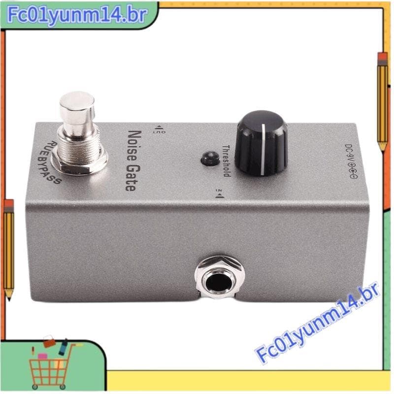 Para Placa De Pedal Compatível 9V Efeitos De Limpeza De Portão De Ruído Filtro De Redução Super Supressor De Guitarra El