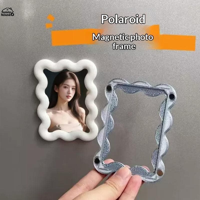 FUN Magnético Geladeira Molduras De Fotos Cor Vívida Fadeless Bonito Ímã Álbum Suportes Para Festa De Aniversário Foto E