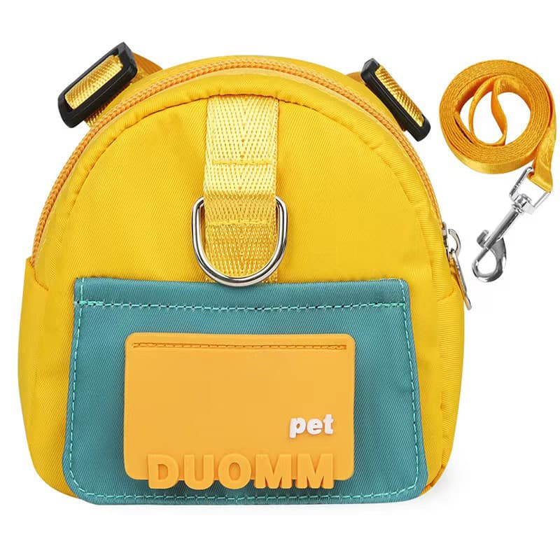 Fonte fabricante novo estilo mochila para animais de estimação dos desenhos animados cão saco de escola viagem ao ar liv