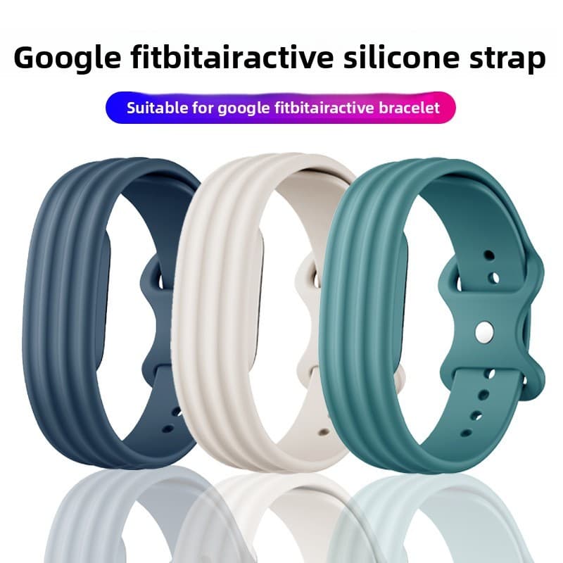 Pronta Entrega |   Pulseira de Silicone para Relógio Google Fitbit Air |   Pulseira Inteligente de Substituição com Fech