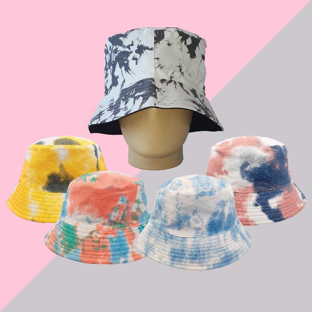 Chapéu Bucket Tie Dye,  que vai te deixar no estilo de Arrasar, para sair em qualquer Estação do ano