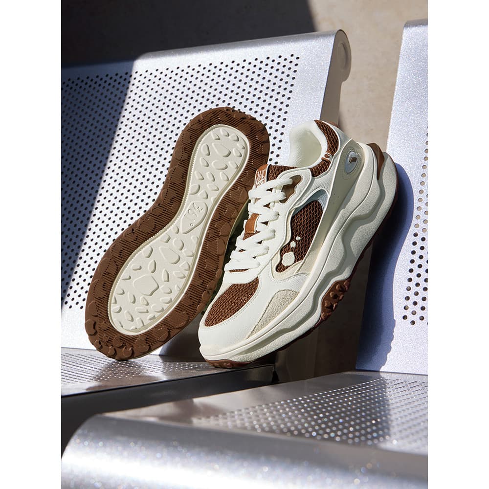 Pêssego crocante 361 sapatos esportivos masculinos 2026 novo estilo verão malha sapatos casuais moda tendência Retro sap