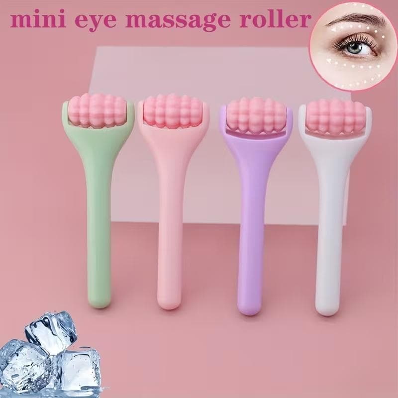 (WHDR) Mini Rolo Portátil Massageador Facial Para Relaxamento Dos Olhos , Cuidados Com A Pele , Inchaço , Bolsas Os Dor