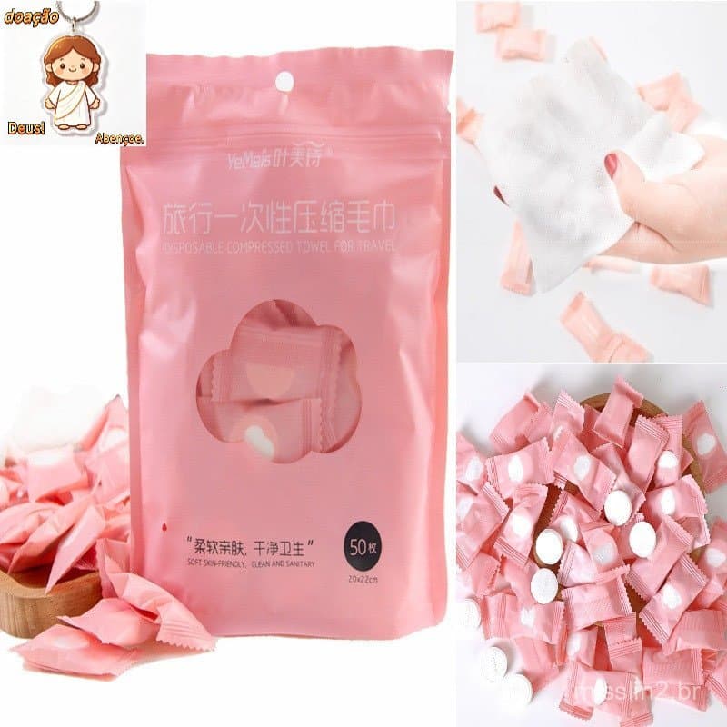 kit 100 unidades toalha Desidratada Descartavel 100un Sale