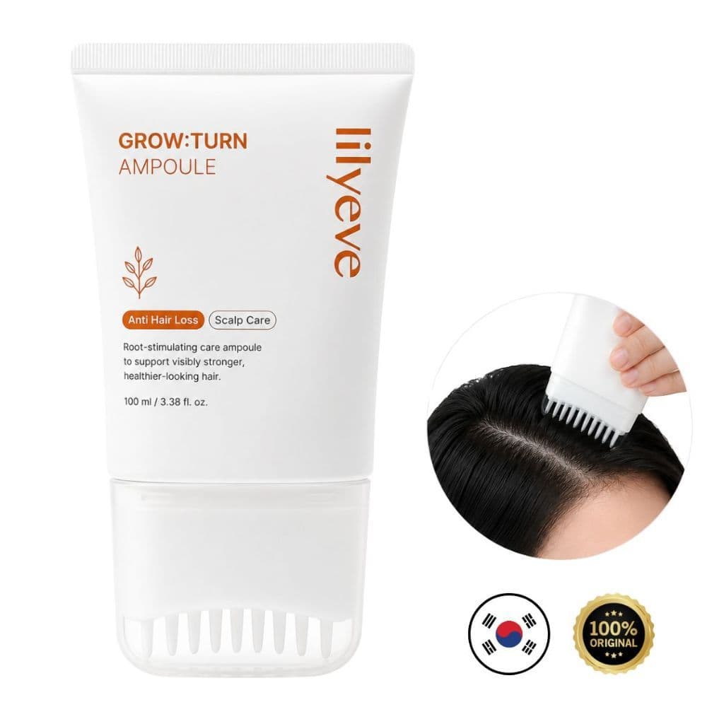 Sérum Crescimento Capilar Coreano Lilyeve Ampoule Grow Turn Original 100ml Com Aplicador Scalp Care