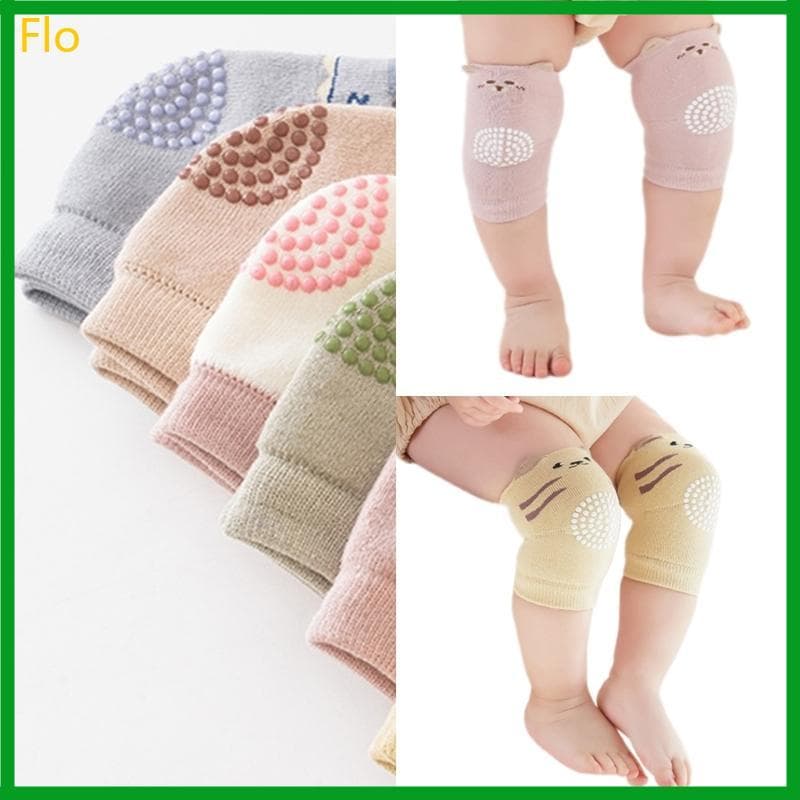 Flo 1 Par Joelheira Do Bebê Segurança Rastejando Almofada Joelho Para Infantis Unisex