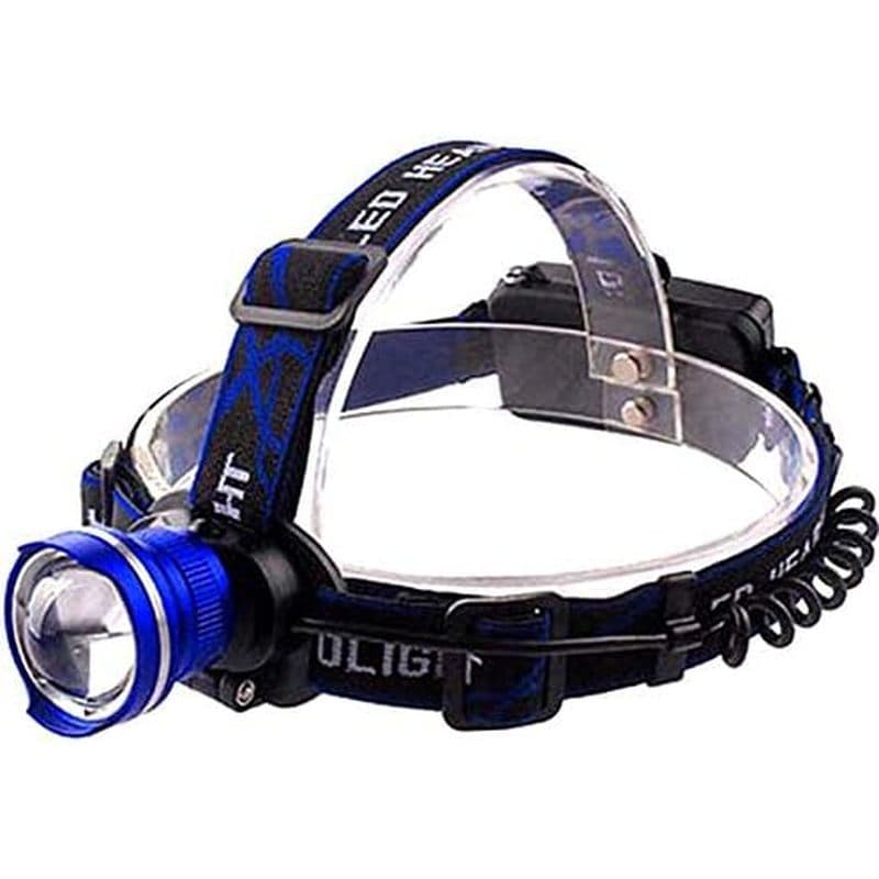 Farol Recarregável HD T6 500 Lúmens Mãos Livres Lanterna Bateria Incluída