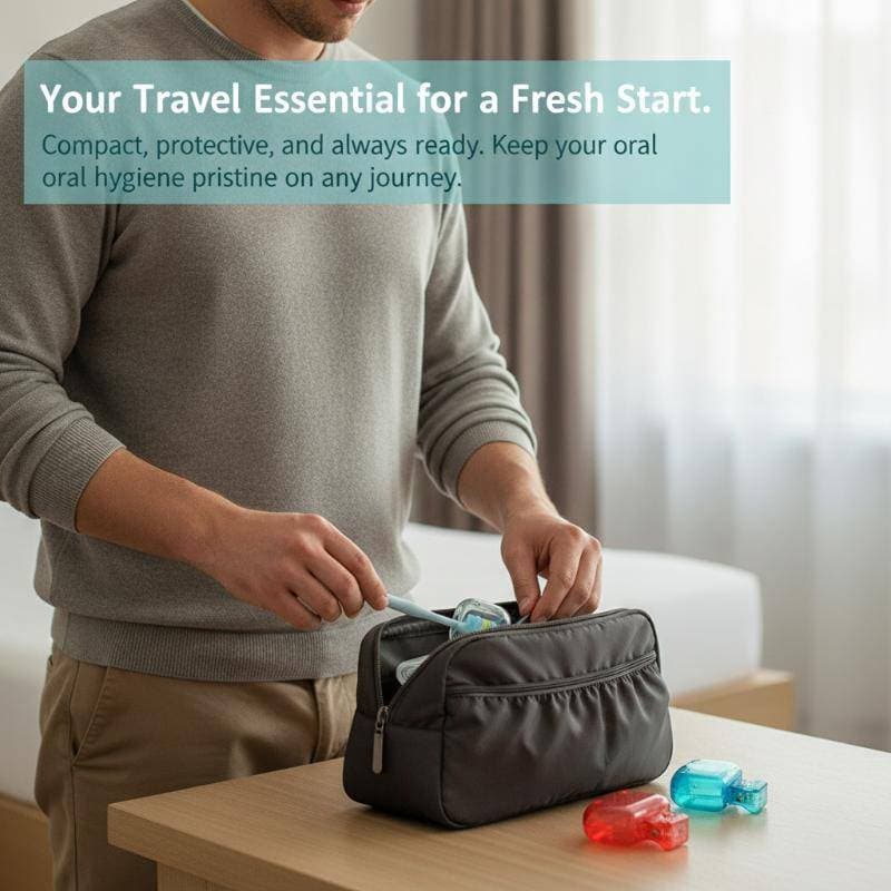 Piqning Viagem Portátil Plástico Escova De Dentes Titular Caso Shoproof Clipe Protetor Para Caminhadas Ao Ar Livre Dormi