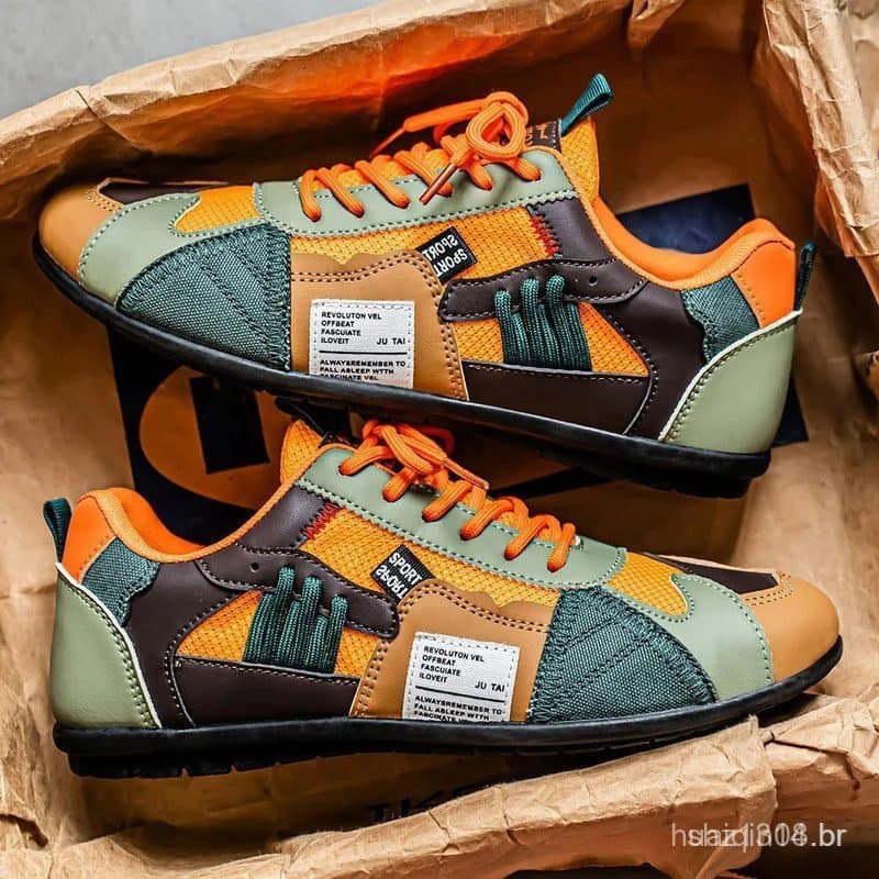 Calçados Esportivos Casuais Masculinos-Caminhadas Ao Ar Livre | Estilo De Rua Da Moda Na Confortável