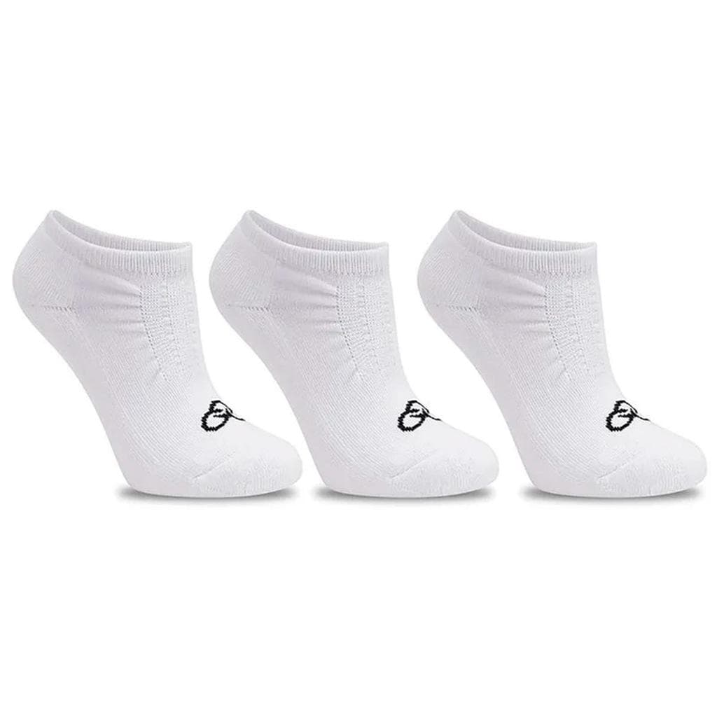 3 Pares de Meias Feminina Invisível Sem Fleece 33/38 - Olympikus