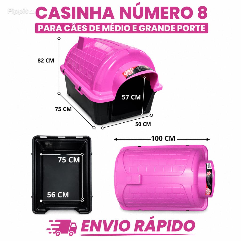 CASA CASINHA CACHORRO N8 PORTE GRANDE CASA IGLU COM PROTEÇÃO RAIOS UV DESMONTÁVEL LAVÁVEL