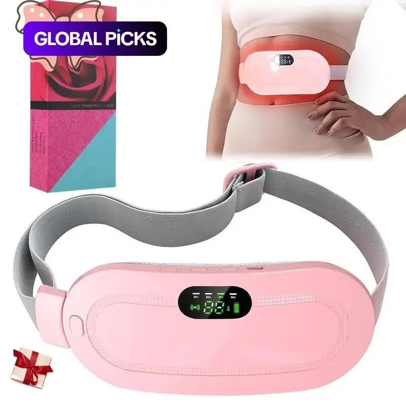 Cinta térmica menstrual, cinta de aquecimento uterino, cinta de aquecimento sem fio, cinta de aquecimento elétrica para