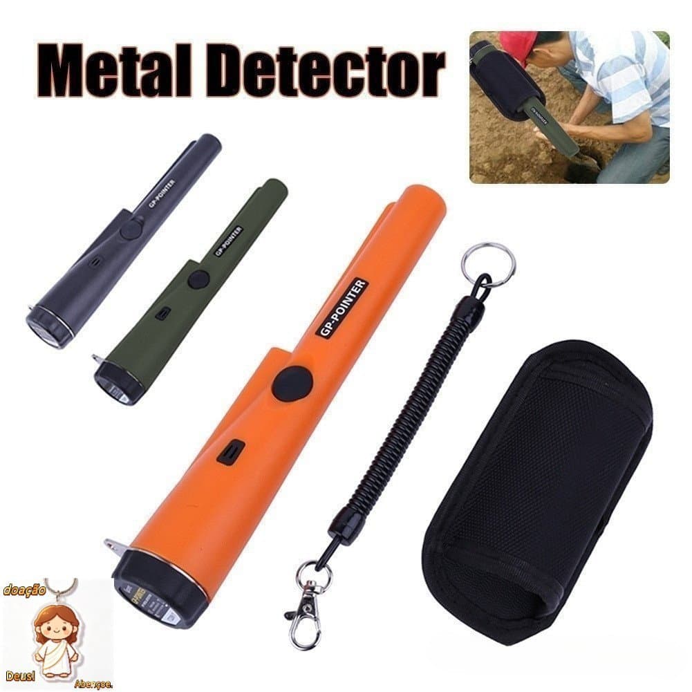 Detector de Metais/Dourados 100% à Prova d'Água de Alta Sensibilidade/Kit de Caça ao Tesouro de Baixo Ruído*