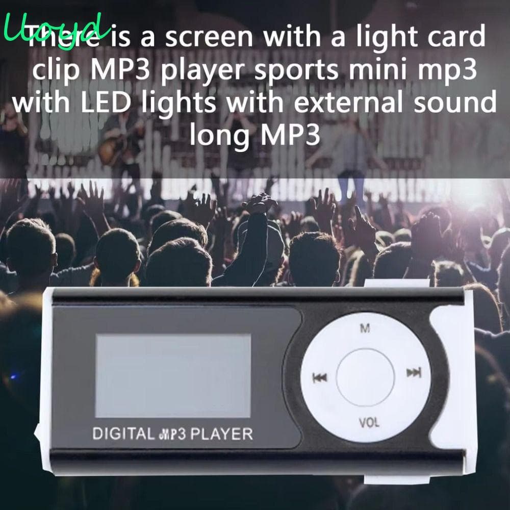 LLOYD USB MP3 Music Players , Clipe De Metal Com Som Sem Perdas , Mini Reprodutor De MP3 Portátil , Teclas De Toque , Wa