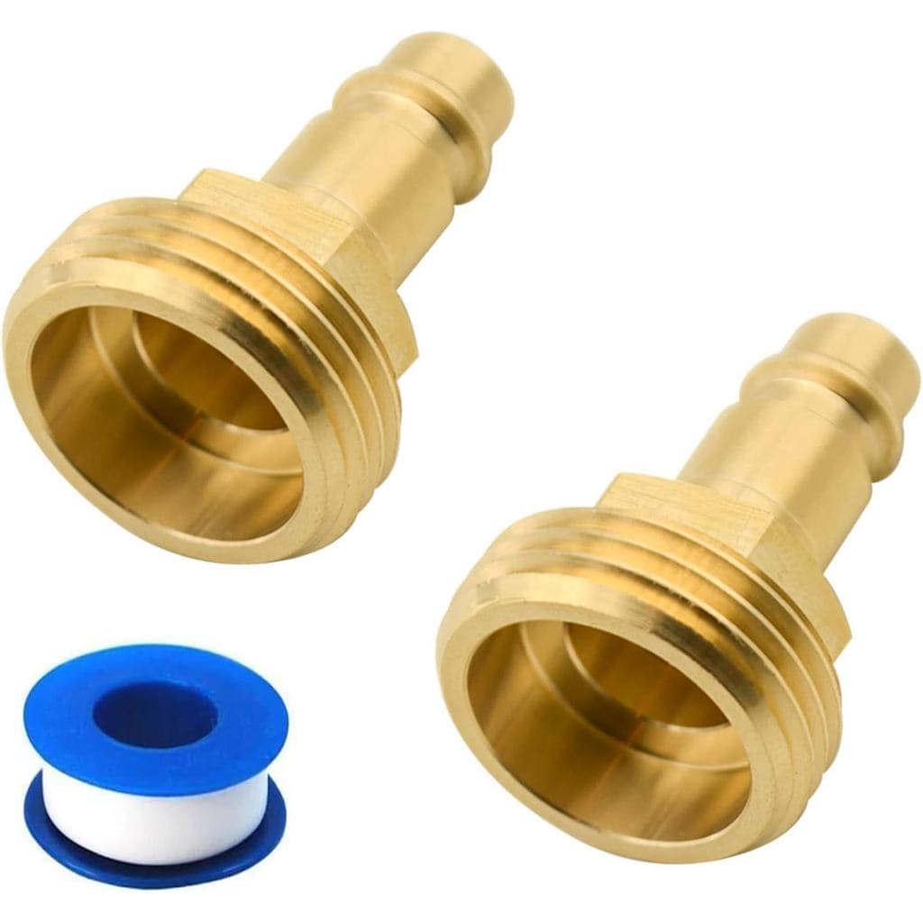 2 Peças Adaptador de Mangueira com Conector Rápido para Substituição do PF247007, Conector Rápido de 1/2" para Mangueira