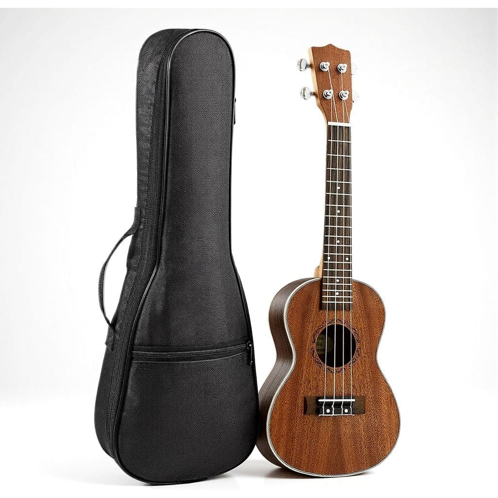 Estojo para Ukulele de 21 polegadas, Estojo Macio para Ukulele Soprano, Bolsa Acolchoada Durável com Alças Ajustáveis, M