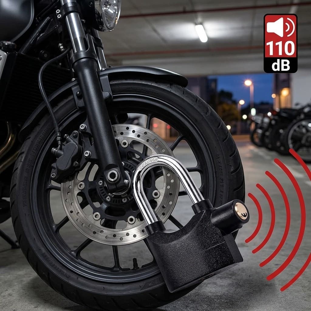 Cadeado Inteligente Alerta De Movimento 110db Proteção Máxima