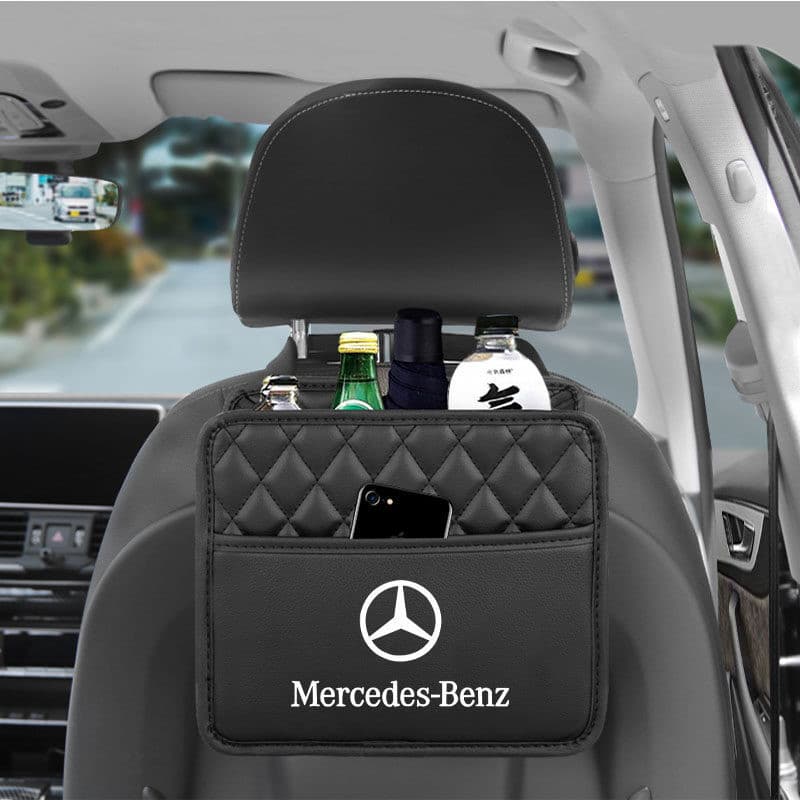 Bolsa de armazenamento para carro, organizador para encosto de banco traseiro, adequada para carros Mercedes Benz GLK GL