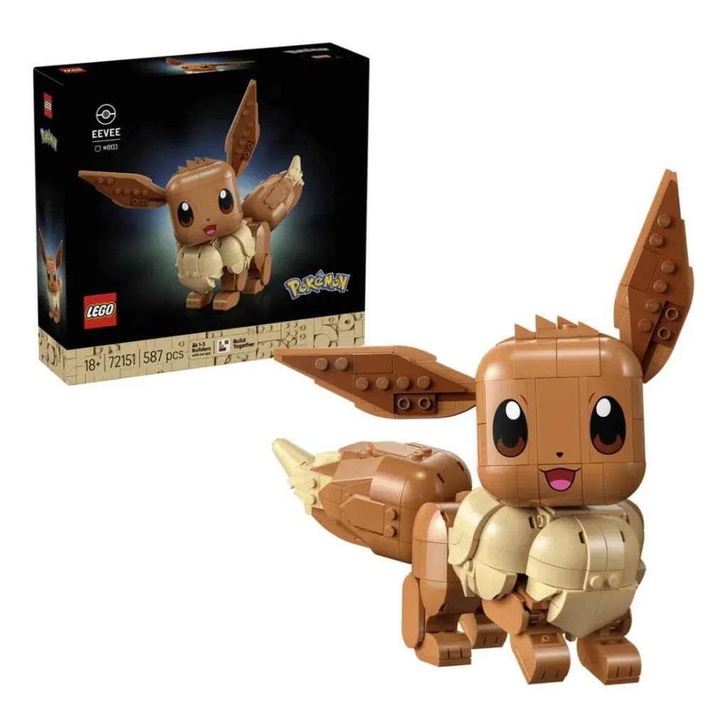 Lego Pokémon Eevee 72151 - Novo Original 587 Peças