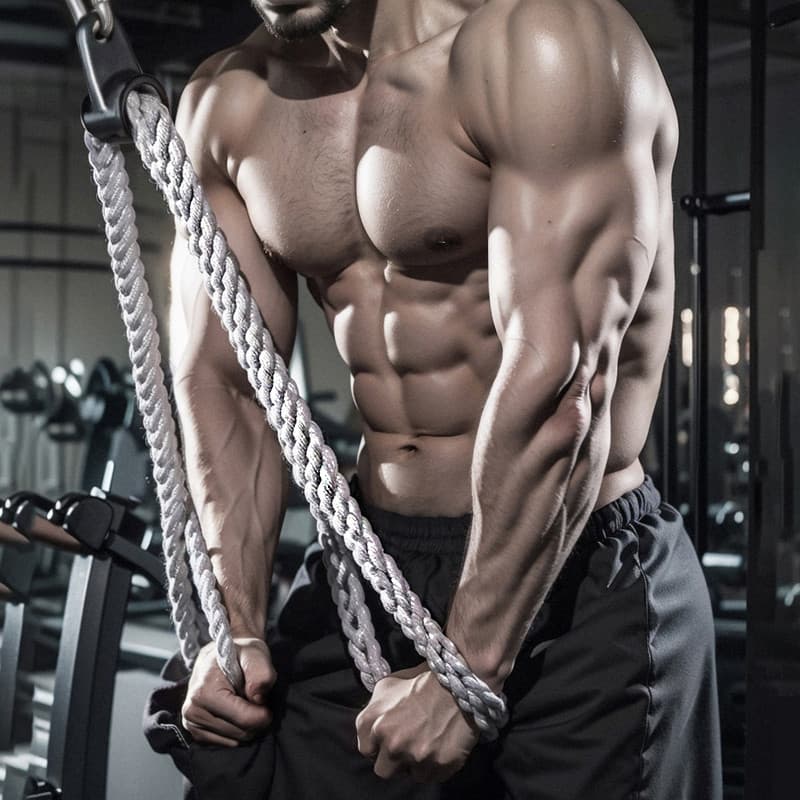 Freeloop Fitness Corda de duas cabeças Corda muscular de duas cabeças Treinamento de alta posição inferior Pull-Down