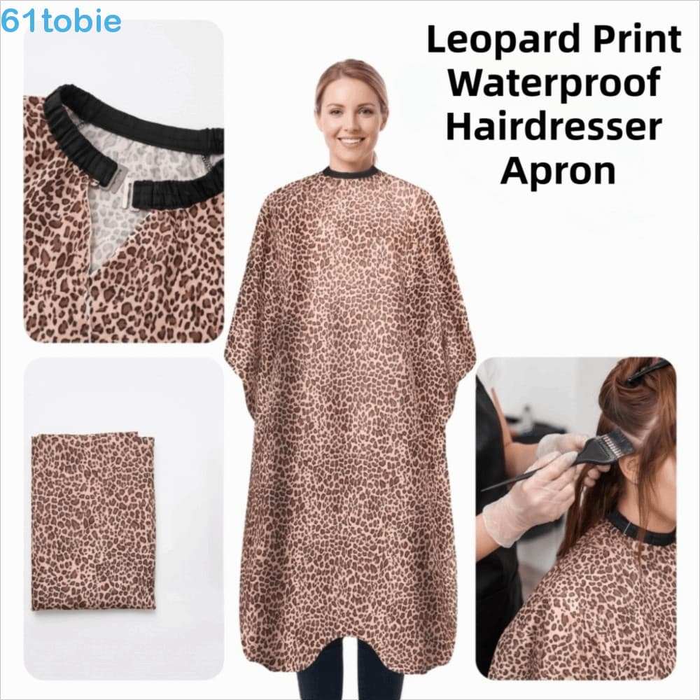 Avental De Cabeleireiro À Prova D'água TOBIE , Capa Elástica Antiestática Para Corte De Cabelo De Vestido Profissional