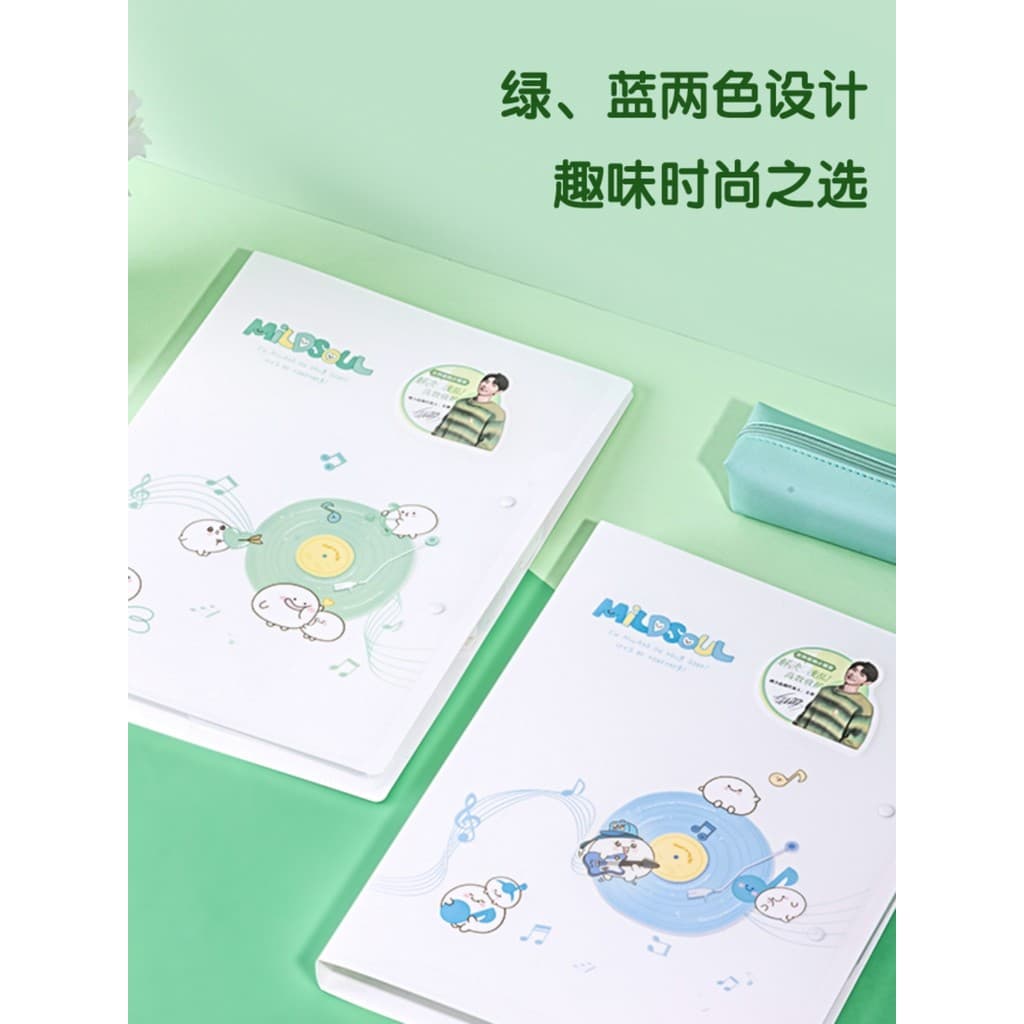 Yuanyuan Deli Pasta Dupla Forte Escritório Organizar Pasta de Arquivo Pasta de Papel de Teste de Estudante A3 Livro de A
