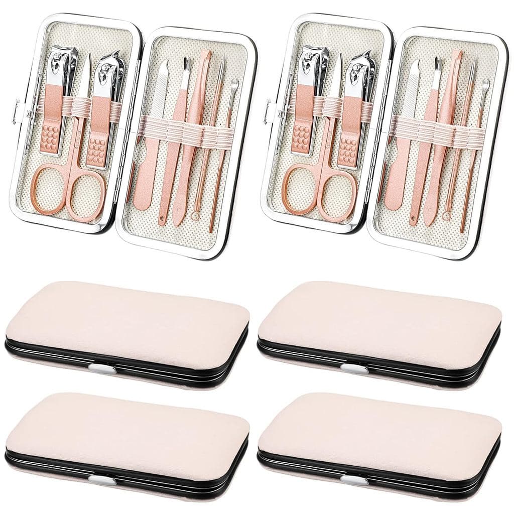 Hanaive Conjunto de Manicure com 6 Peças, 48 Peças, Kit de Pedicure, Presente para Homens e Mulheres, Kit de Cuidados co