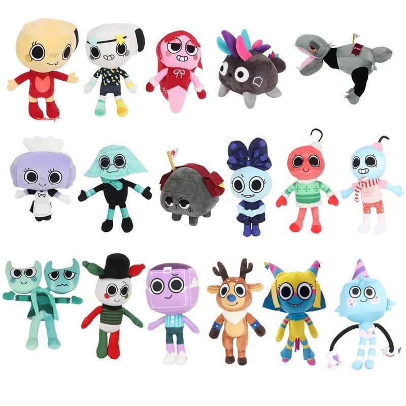 Brinquedo de Pelúcia Dandy World Gobpeble 2025, Boneco Macio de Personagem de Jogo de Terror Infantil