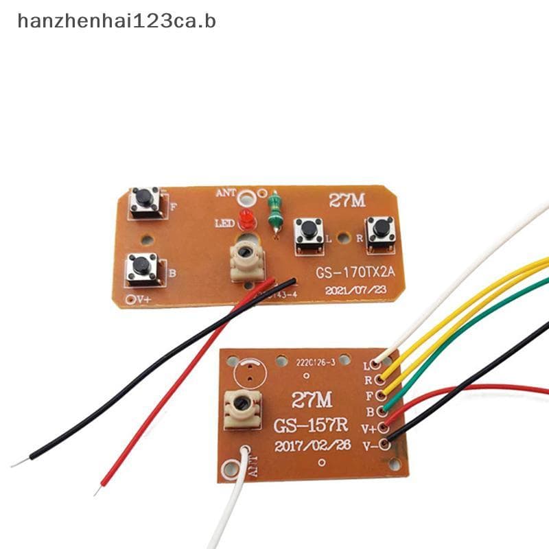 HAN 4CH RC Circuito De Controle Remoto PCB Transmissor Receptor Placa Acessórios Do Carro Com Antena Sistema Rádio N
