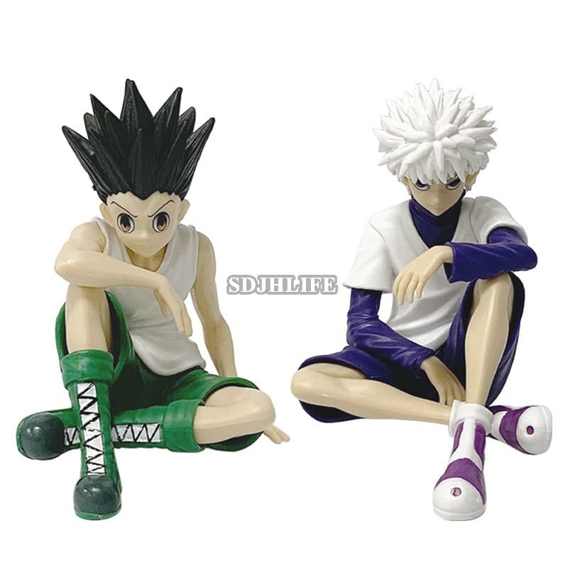 Figura Hunter x Killua Gon-Brinquedo Modelo De Ornamento De Mesa De Anime