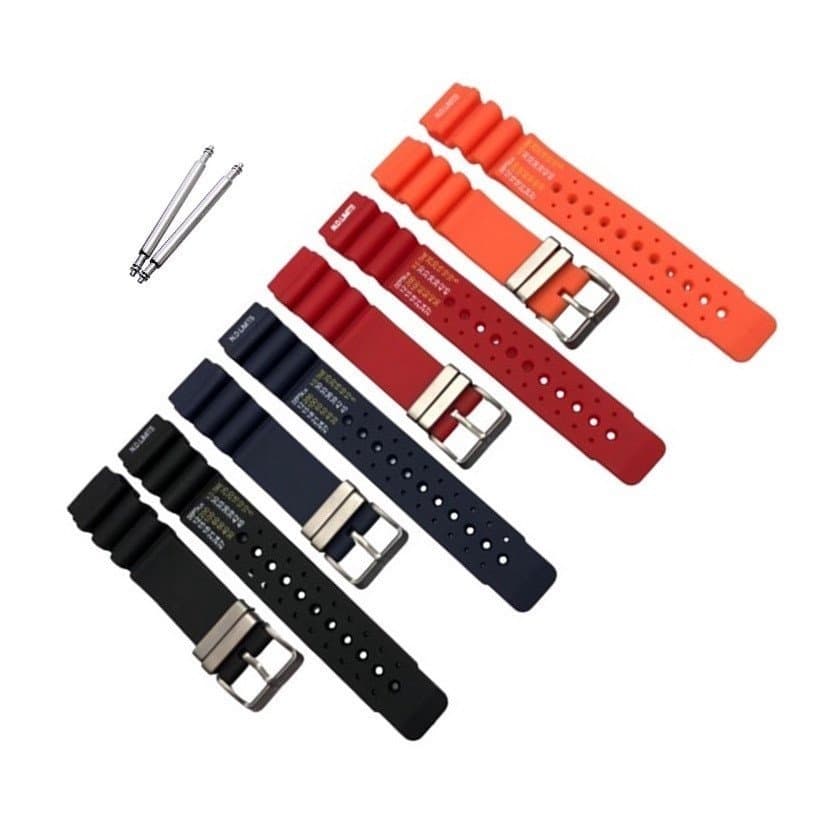 Pulseira Borracha Windsurf Compatível com Relógio Aqualand Wingman2 0mm com PINOS