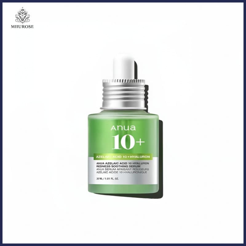 Sérum MIIUROSE ANUA com 10% de Ácido Azelaico e Ácido Hialurônico, Acalma a Vermelhidão e Repara a Pele Facial, Reduz Ma