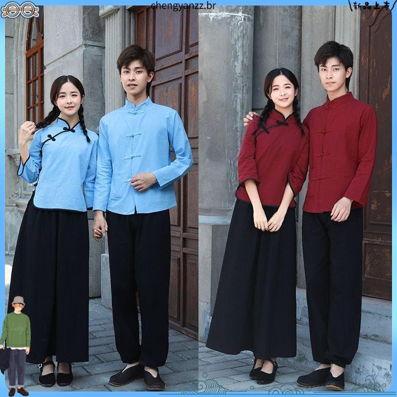 República da China Estilo Estudante Desgaste Roupas Femininas Recitação Adulto Quinto Quatro Jovens Desgaste Uniforme de