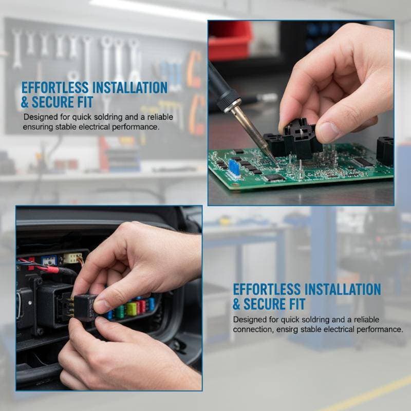qo 4 Pinos 5 40A Relé De Carro SPDT Soet Adaptador Conector Elétrico Automotivo Para DIY Chicote Fix br