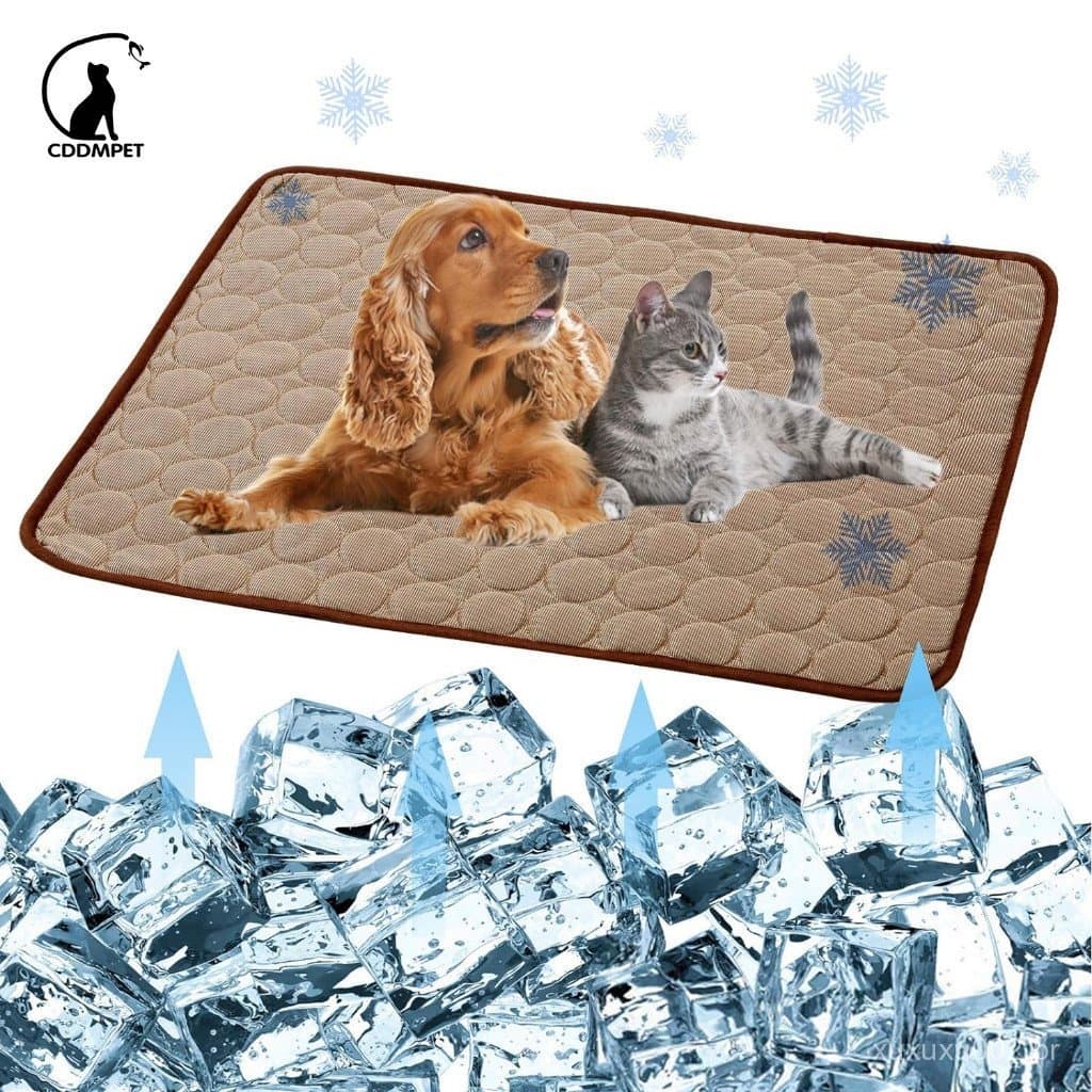 Tapete Gelado Refrescante Pet Cama Para Cães Cachorro Gato Animais De Estimação