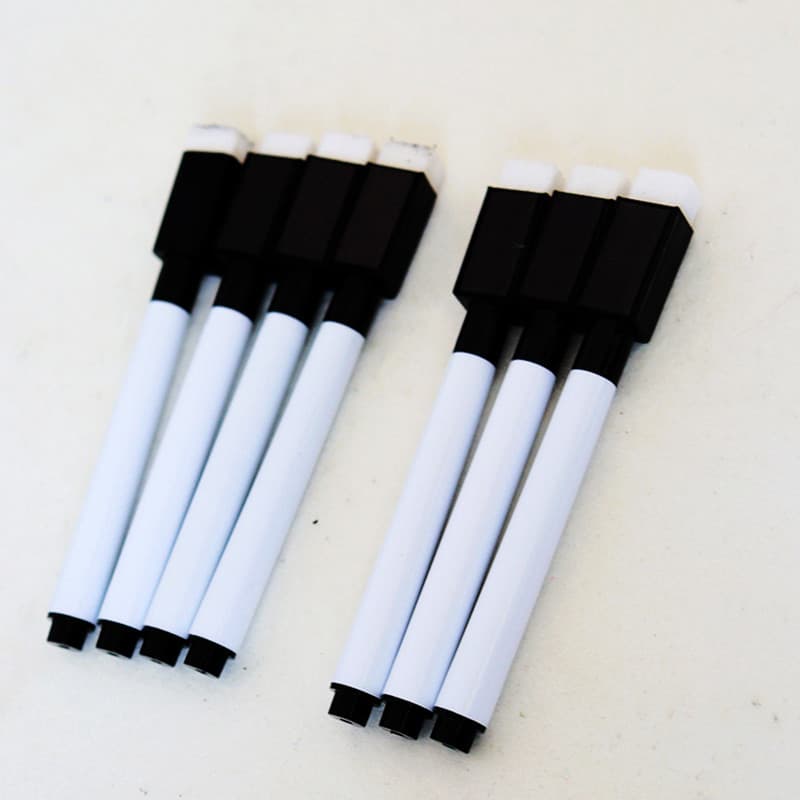 Caneta magnética para quadro branco Caneta oleosa magnética apagável de ponta fina Caneta fácil de apagar Caneta tinteir