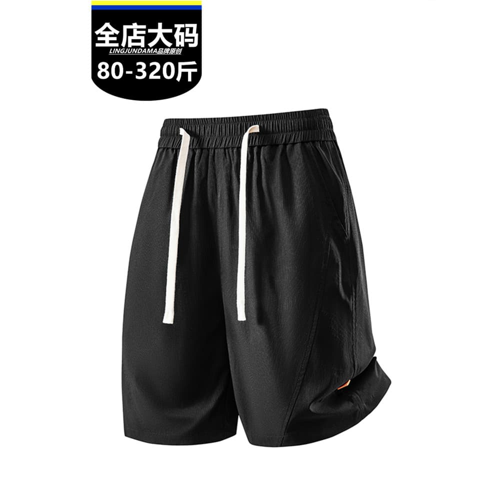 Versão solta irmão gordo mais magro olhar estilo geral Shorts verão fino Casual calças esportivas Plus Size calças mascu