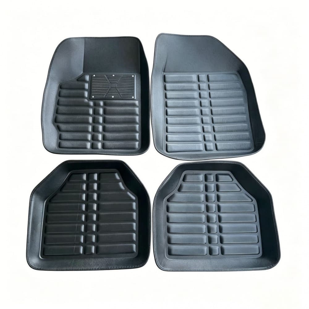 Conjunto de 5 peças de tapete Universal para pés para carro, à prova d'água, antiderrapante, resistente ao desgaste