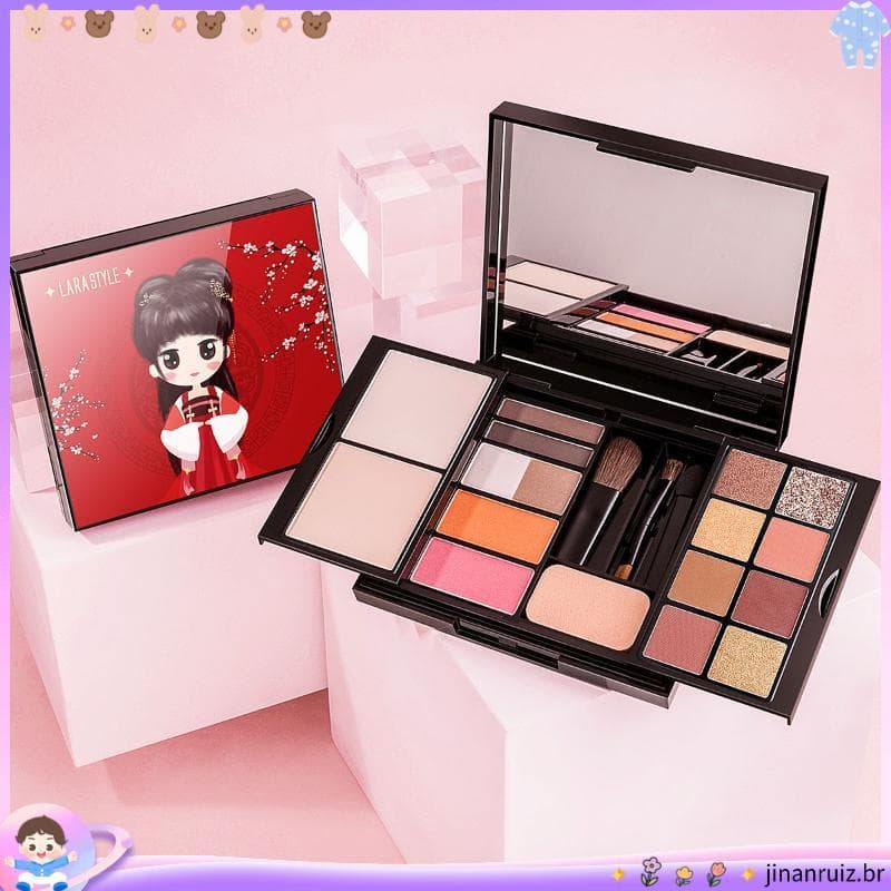 Baya idade iniciante sombra terra cor Blush iluminador paleta de contorno tudo-em-um sombra multifuncional paleta de maq