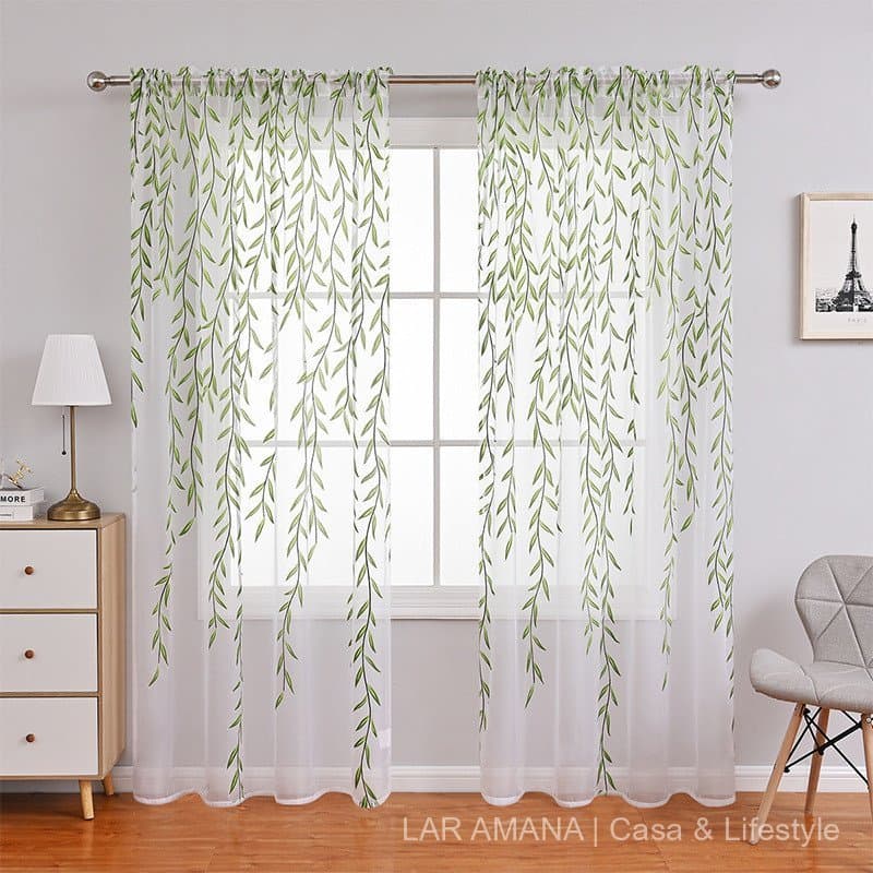 Cortinas blackout de vime estampado em terylene para quarto e sala de estar, cortinas que bloqueiam a luz solar, cortina
