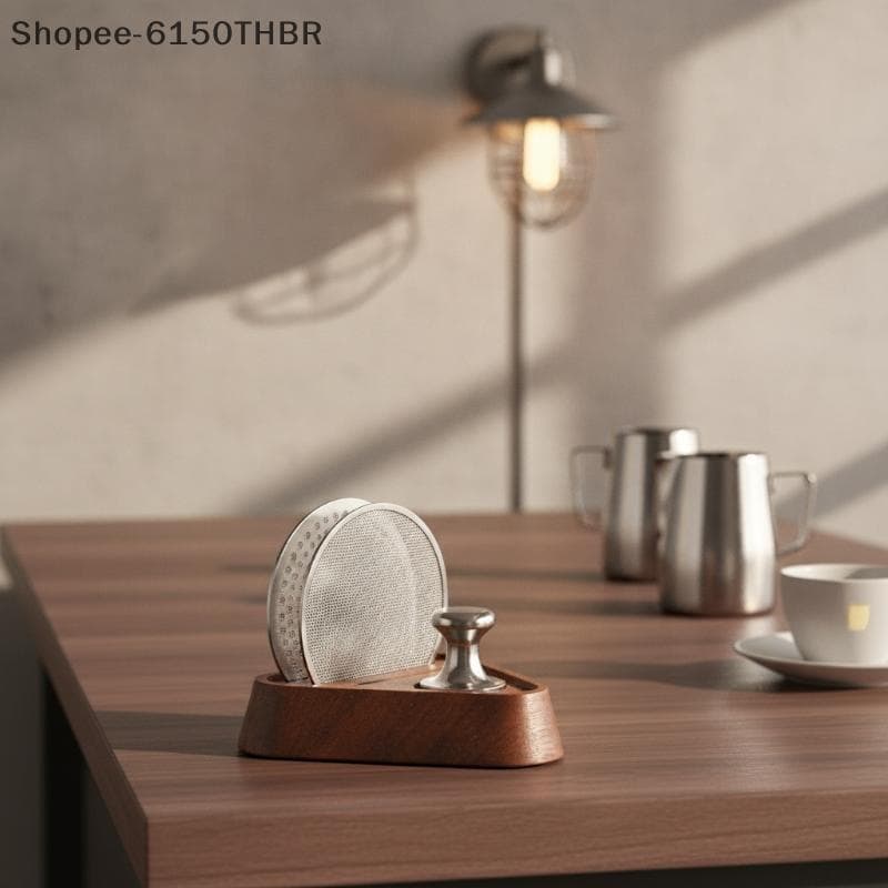 [VJ] 51/53/58MM Portafiltro Universal De Madeira Para Café Expresso Suporte Filtro De Ra Uso Doméstico Em Barista [BR]
