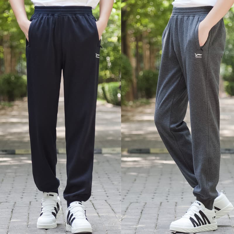 Calças esportivas masculinas calças casuais verão novo estilo calças esportivas de malha algemado calças magras tamanho