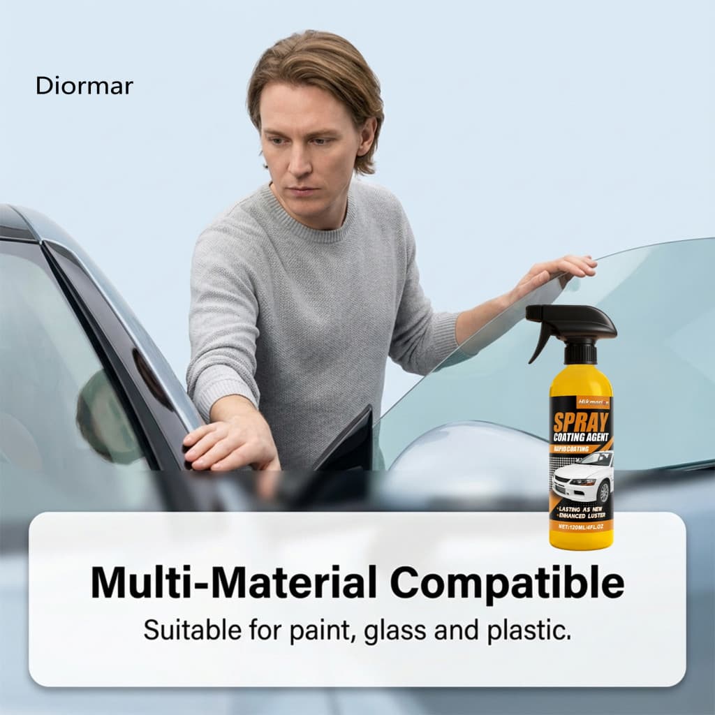 Automotive Paint Sealant Spray Car Protection Ceramic Coating 120ml Nano Waterproof Shine Restorer for Types for Auto