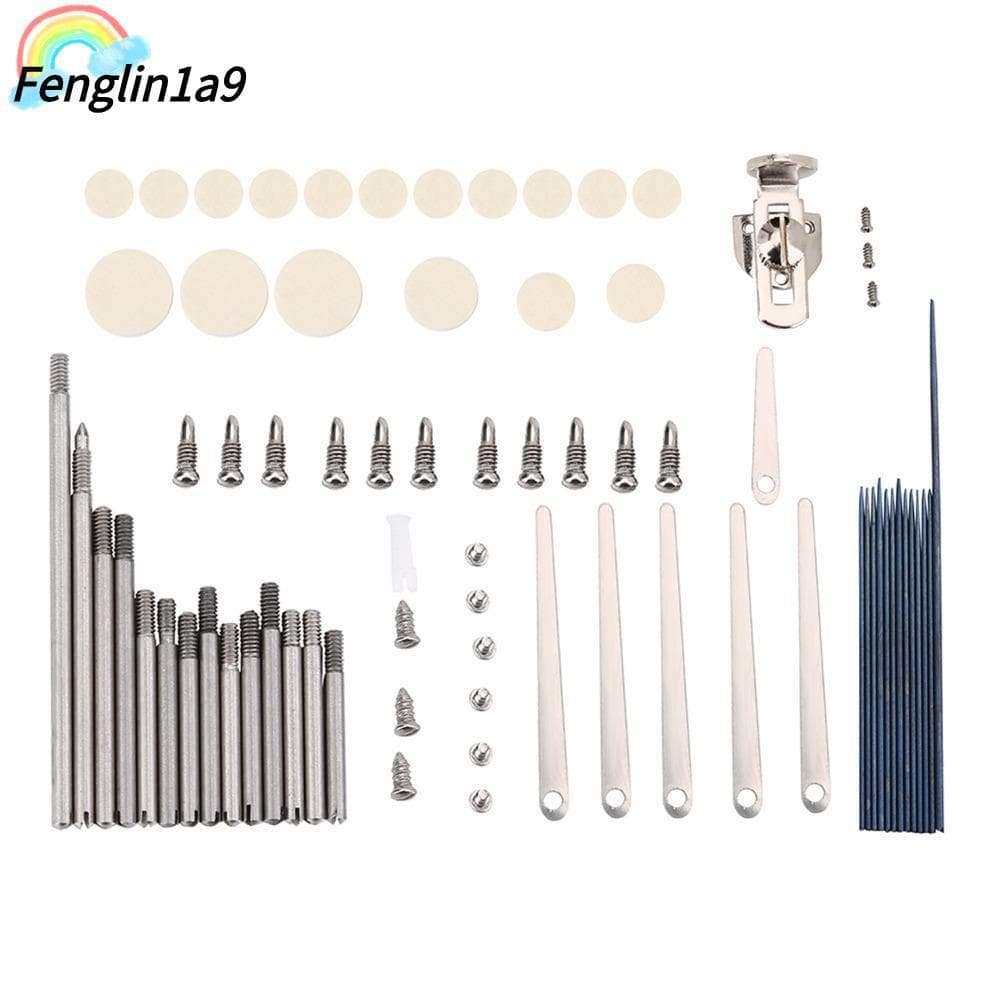 Ferramentas De Manutenção De Clarinete FENGLINA , Kit De Reparo De Metal Prateado , Acessório De Instrumento Musical