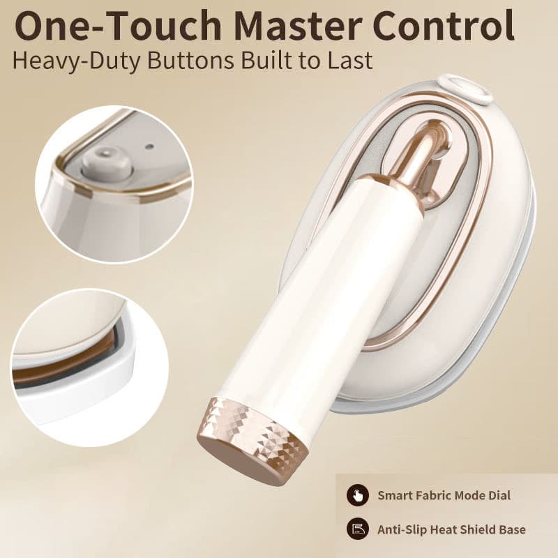 Escova de vapor portátil para roupas, ferro elétrico rotativo, máquina dobrável de dupla utilização, Mini ferro
