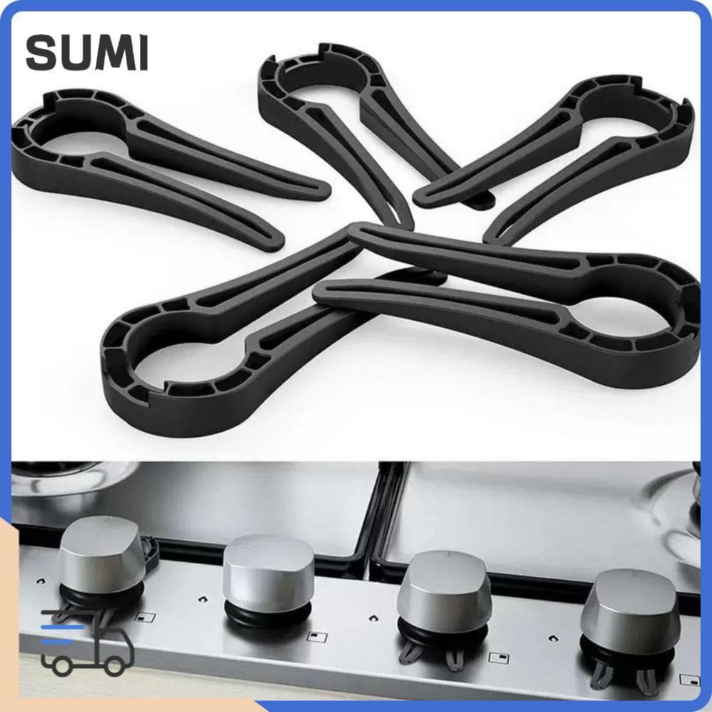 LUCKY-SUMI 10 Peças Tampas De Botão De Fogão , Plástico Para Forno De Ferramentas De Segurança Bebês , Fechaduras Pretas