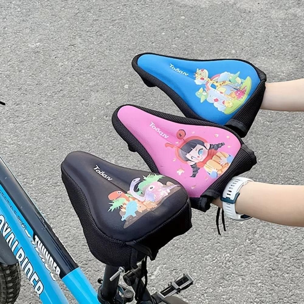 Assentos De Bicicletas Infantis , Capa De Almofada De Animal De Desenho Animado , Almofadas De Bicicleta , Selas Espessa